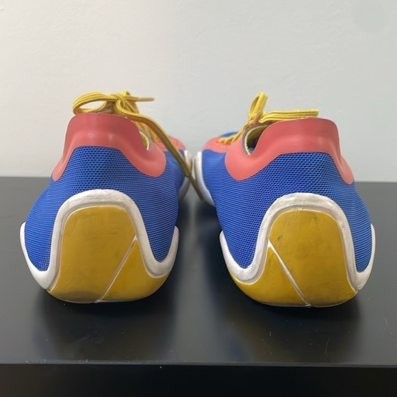 Camper Noshu sneaker mesh Lycra lace up shoe pink blue yellow laces sz 7.5 (38) - Picture 5 of 12